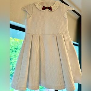 Janie and Jack White A-Line Dress with Peter Pan Collar